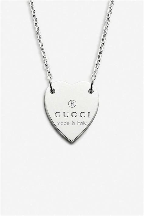 gucci heart top|heart necklace with Gucci trademark.